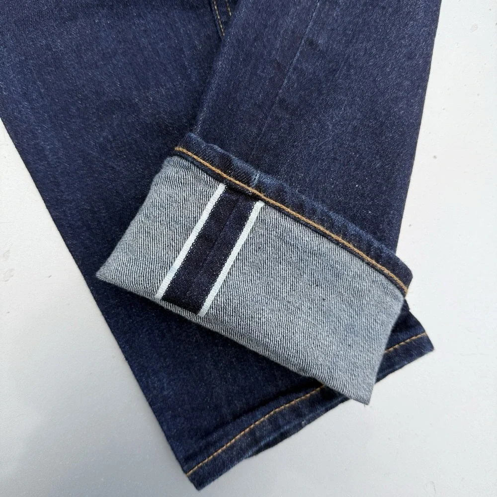 Banana Republic Jeans Mens 30X32 Trooper Fit Selvedge White Oak Cone Denim USA